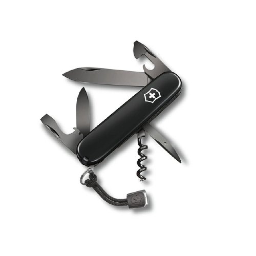 城市視角 VICTORINOX 瑞士維氏 瑞士刀 Spartan 12用 91mm 極黑 1.3603.31P