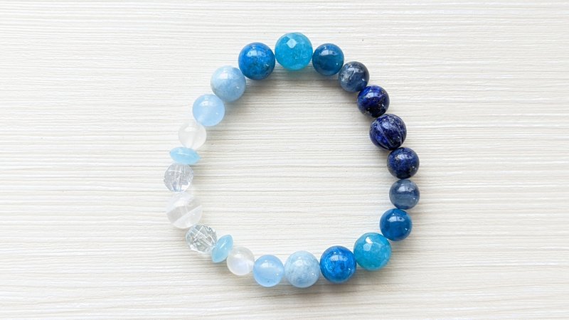 Enhance Intuition and Expression Throat Chakra Brow Chakra Crystal Ocean Series - Bracelets - Crystal 