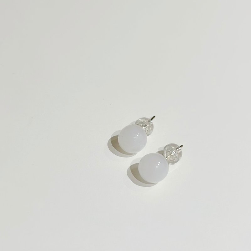 304 Stainless Steel breast milk earrings simple and classic - เครื่องประดับ - เงินแท้ 