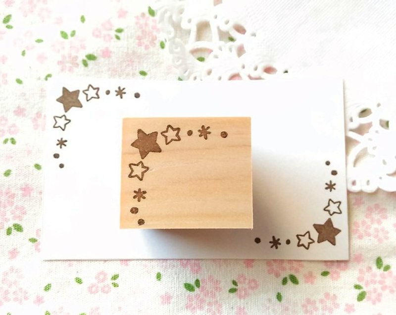Stars corner decorations - Stamps & Stamp Pads - Rubber Transparent