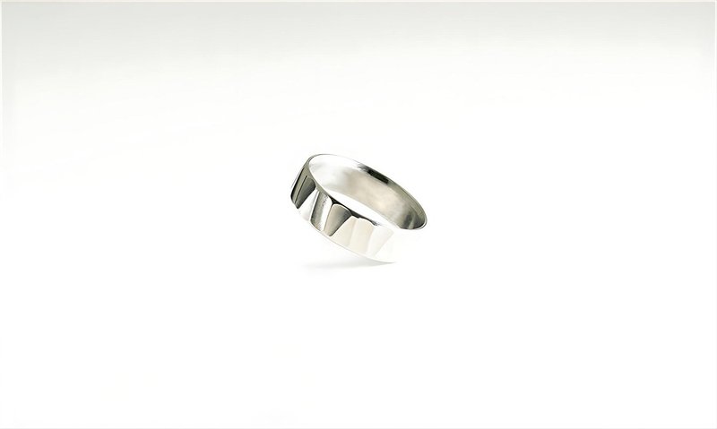 Titanvek Rock Series-Titanium Alloy Ring 6MM Wide Version - General Rings - Other Metals Multicolor