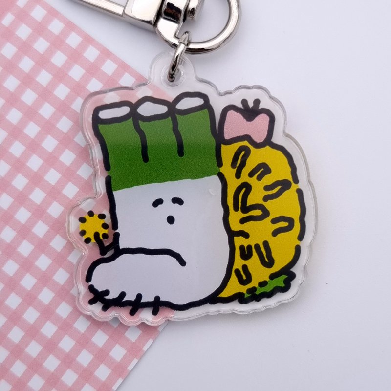 Daepagun&dandelion Acrylic Key-ring - Keychains - Acrylic Green