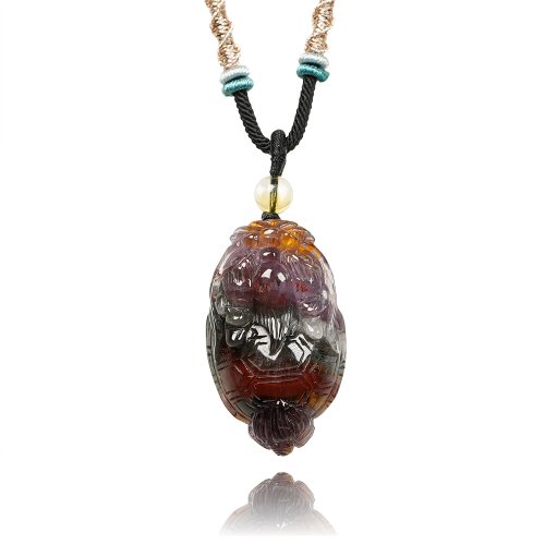 正佳珠寶 Gemsrich Jewelry 【正佳珠寶】極光23 頂級金字塔 長壽龍龜 22.3g 極光23吊墜