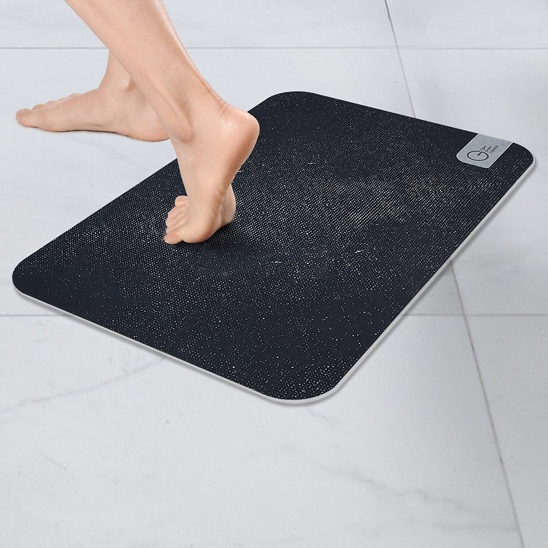 Thick Chetshu Water Absorbent Floor Mat - Soft Diatomite Vast Starry Sky 60x40cm - Rugs & Floor Mats - Other Materials Red