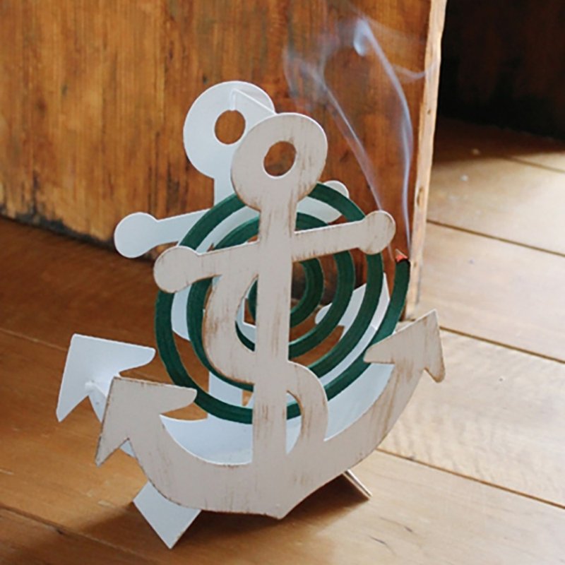 [SPICE] Mosquito-repellent incense box imported from Japan-white anchor - Fragrances - Other Materials Multicolor