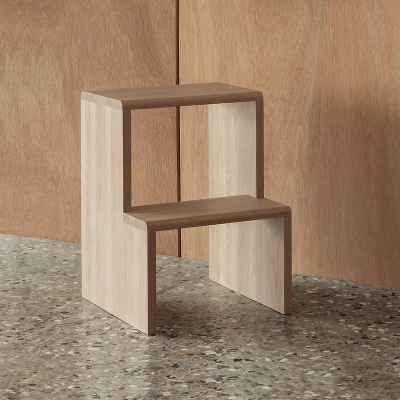 TOVA Stool | Oak wood step stool | Natural oak - เฟอร์นิเจอร์อื่น ๆ - ไม้ 