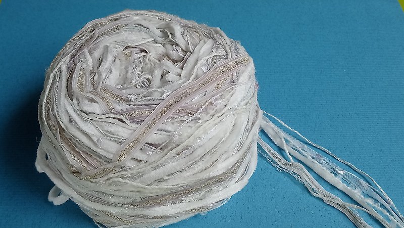 日本混合紗線 - 編織/羊毛氈/布藝 - 聚酯纖維 銀色