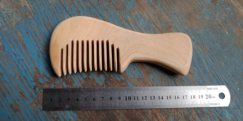 [Taiwan Cypress] Cypress Comb with Large Handle - Wood, Bamboo & Paper - Wood 