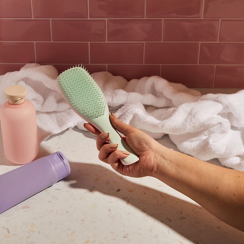 TANGLE TEEZER British hand comb mint marshmallow - Makeup Brushes - Resin Multicolor