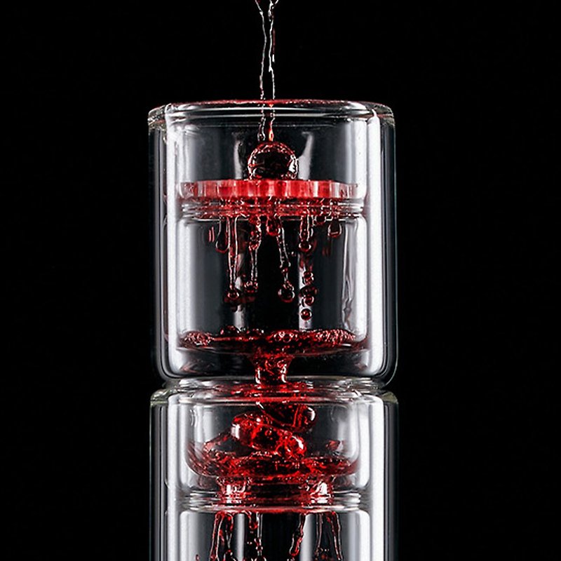 POLAR ICE - Dionysus 螺旋管醒酒器 (堆疊套件) - 酒杯/酒器 - 玻璃 透明