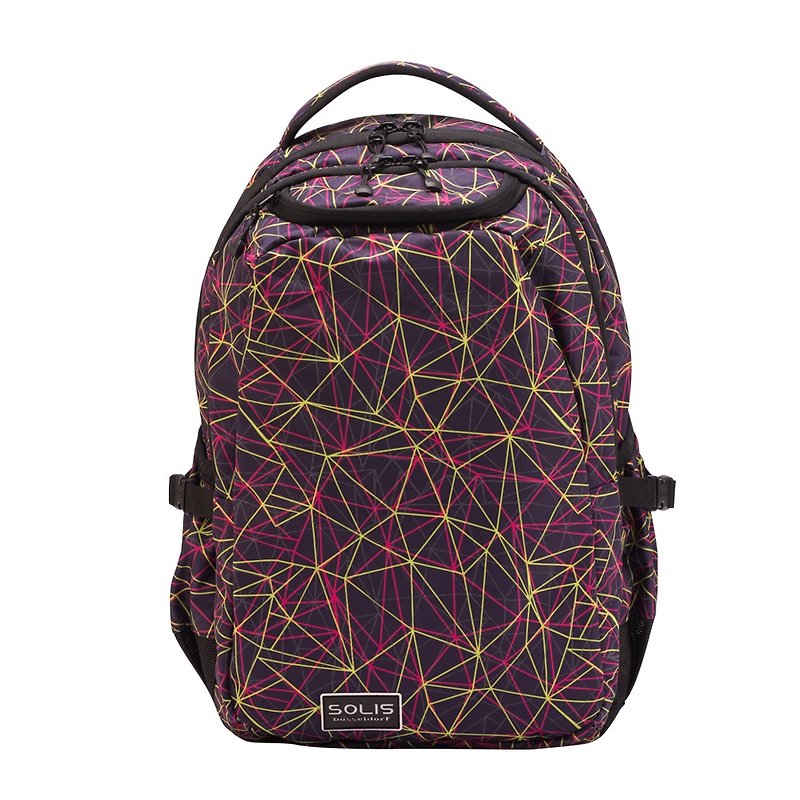 SOLIS  Neon Planet Series 13" Ultra+  basic laptop backpack (Magenta) - Laptop Bags - Polyester 