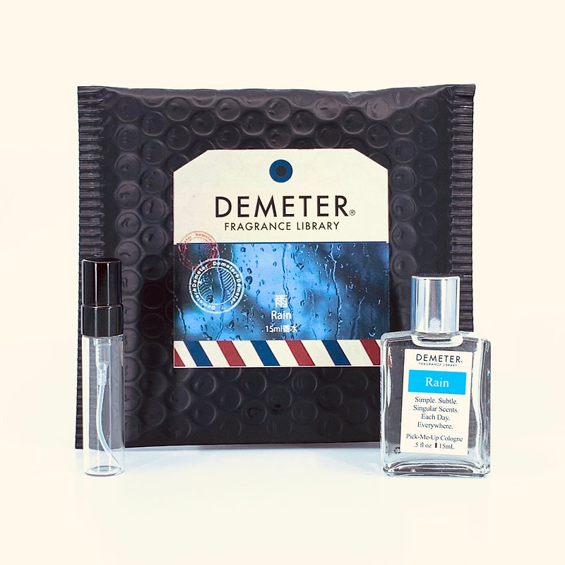 Demeter [Rain] Rain 15ml wipe type +5ml bottle combination - Perfumes & Balms - Glass Transparent