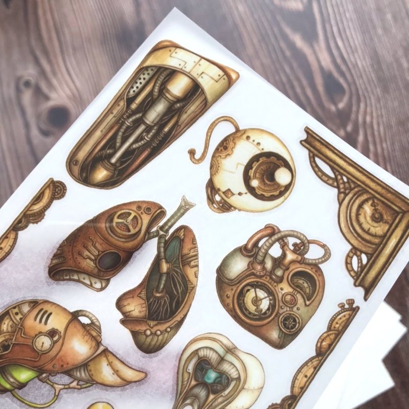 Iron Heart轉印貼 - 貼紙 - 塑膠 