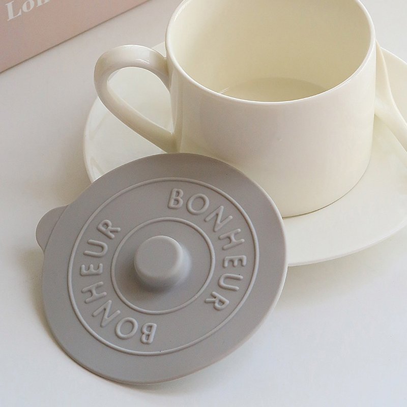 【OMORY】Cast iron pot shaped Silicone cup lid - 2 pieces randomly - Other - Silicone 