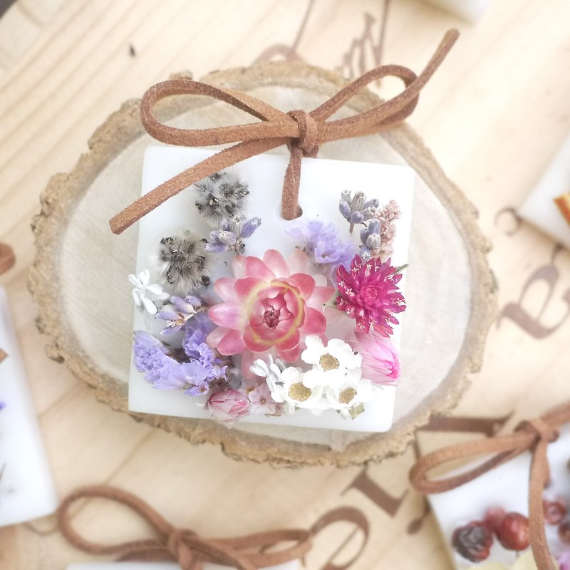 To be continued | fragrant lavender fragrance candle sheet small brick was dried flowers wedding gift wedding gifts arranged bridesmaid gift home decorations props photography office treatment was smaller spot - ตกแต่งต้นไม้ - พืช/ดอกไม้ 