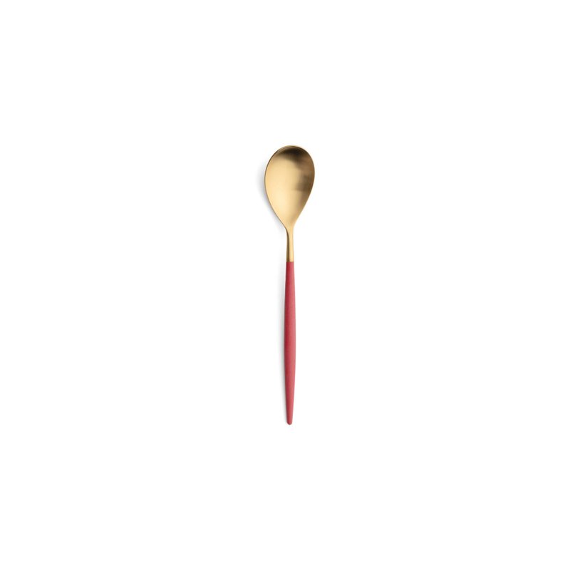 葡萄牙 Cutipol MIO 紅金 咖啡匙 - 刀叉/湯匙/餐具組 - 不鏽鋼 紅色