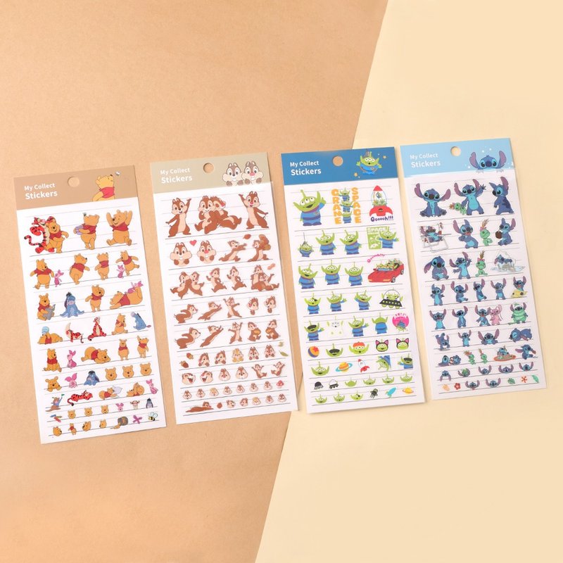 My Collect Stickers Disney Decorative Stickers - Disney Transparent Stickers Winnie the Pooh - Stickers - Paper Multicolor