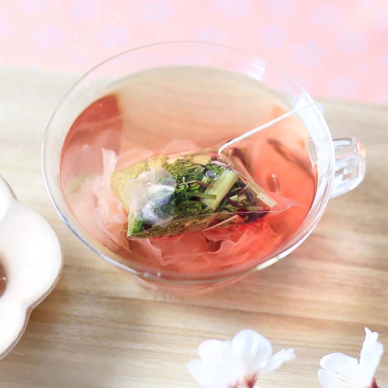 Hibiscus Cherry Blossom Japanese Tea - ชา - อาหารสด สึชมพู