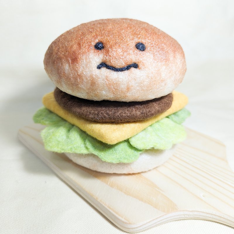 Wool Felt Burger Coaster Set - Coasters - Wool 