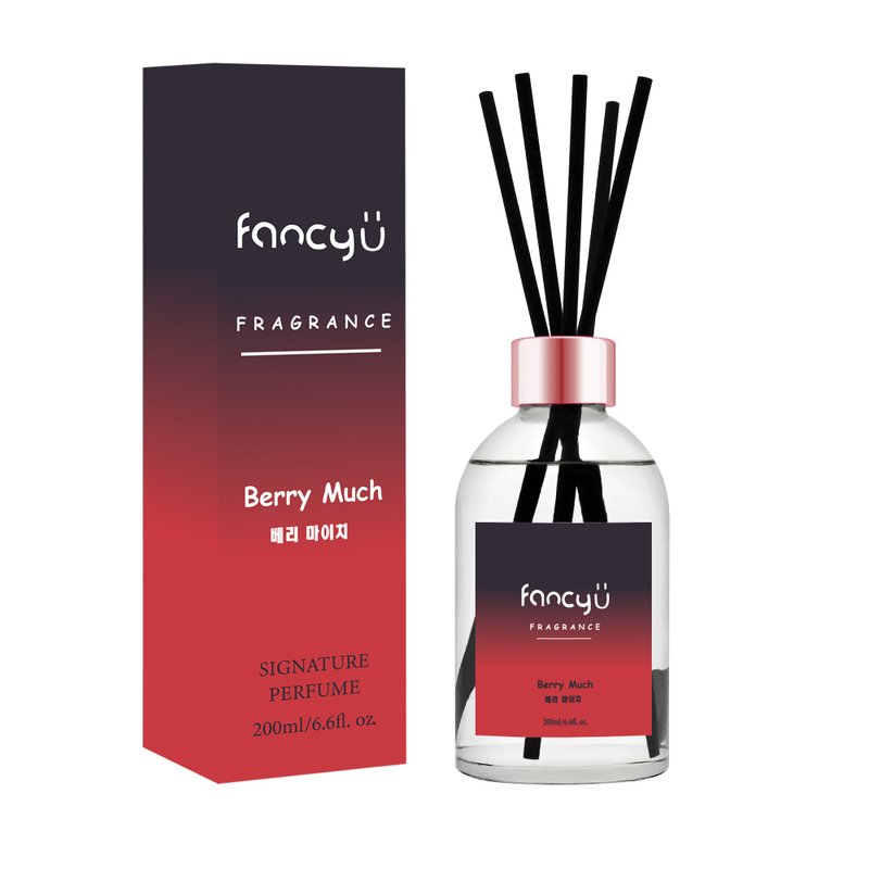 FANCY U漸層室內擴擴香瓶-莓果多多 Berry Much 200ml - 香氛/精油/擴香 - 精油 多色