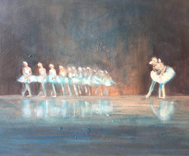 【良品】Dancers at Rest バレリーナ 絵画 青 良品】Dancers at Rest バレリーナ 絵画 青 - メルカリ