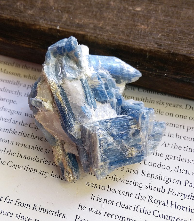 Kyanite 安徽產地 藍晶石 石英共生礦 天然礦石 原礦 - Items for Display - Other Materials 