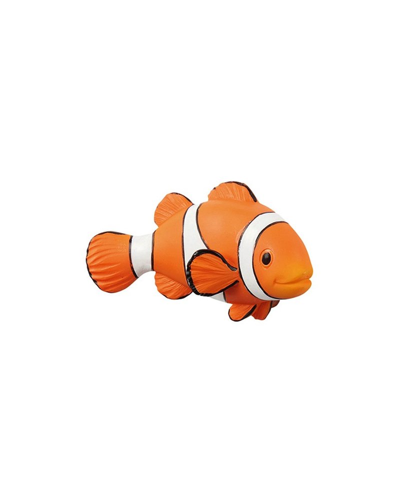日本Magnets海洋生物造型立體造型磁鐵鑰匙掛勾(小丑魚) - 衣架/衣帽架/掛勾 - 樹脂 橘色