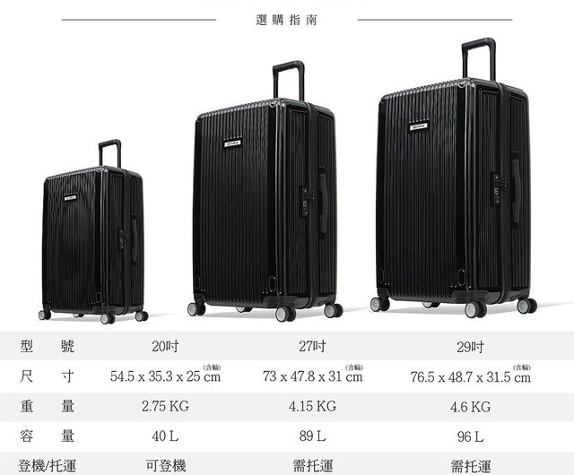 センチュリオン】29インチ ビジネスクラス スーツケース ラガー