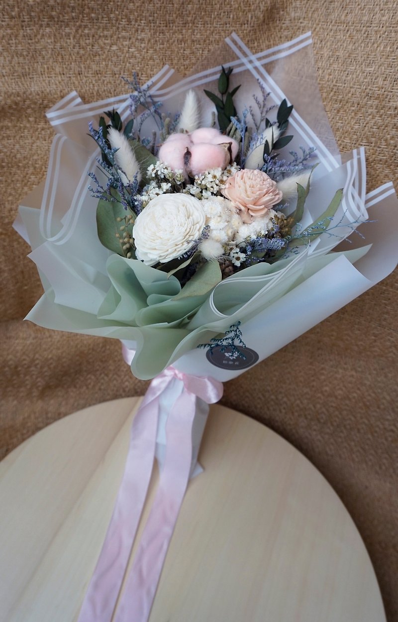 Dry bouquet / sun rose bouquet / bouquet / Valentine's Day / gifts / bouquet / cotton bouquet - Dried Flowers & Bouquets - Plants & Flowers Multicolor