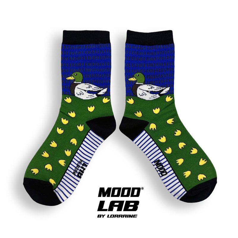 MOODLABBYLORRAINE | DUCK Socks - Socks - Cotton & Hemp Blue