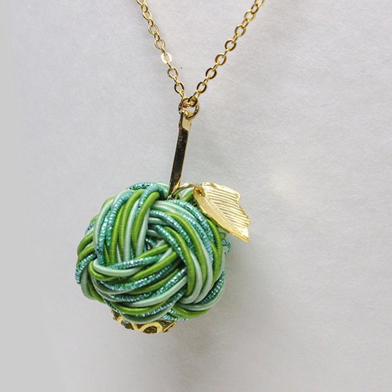 智能青蘋果項鍊 - 項鍊 - 紙 綠色