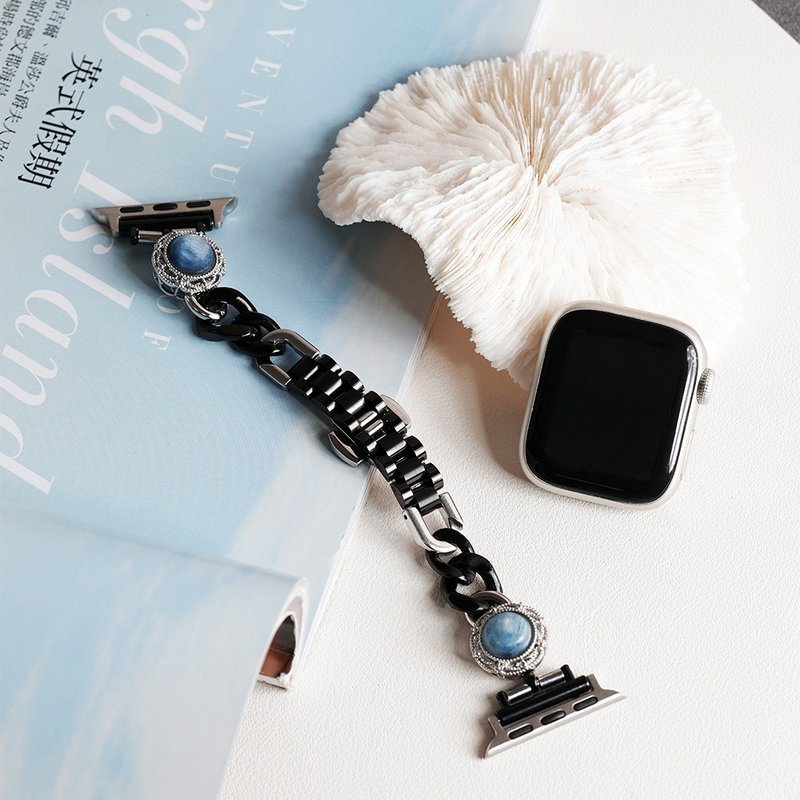 APPLE WATCH  - 【Kyanite】手做水晶錶帶 蘋果錶帶 - 錶帶 - 水晶 