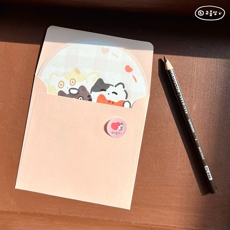 Godongsang l Post Card Set - Thank you - Cards & Postcards - Paper Pink