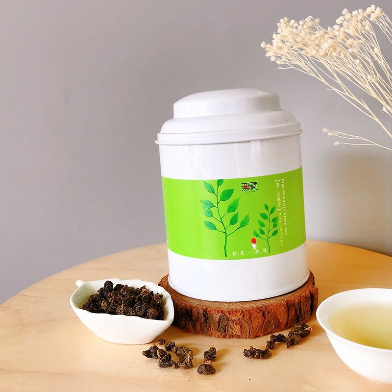 A-Li shan High moumtain Jin Xuan Green tea - 100g/can(Vacuum packaging) . - ชา - อาหารสด สีเขียว
