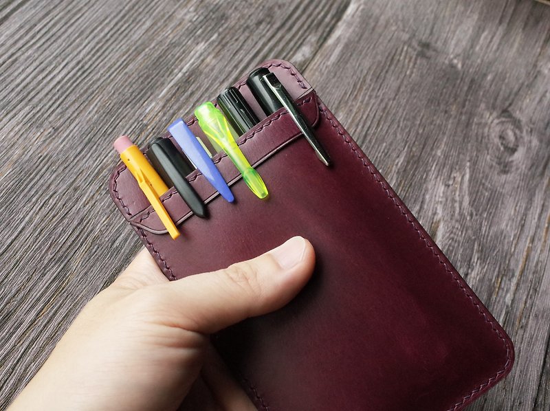 Nursing Pencil Case - Physician Pen Case - Pencil Cases - Genuine Leather Multicolor