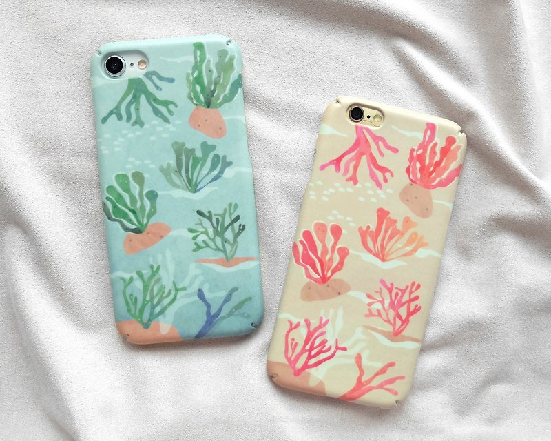 Living Coral iPhone case 手機殼 เคสปะการัง - Phone Cases - Plastic Pink