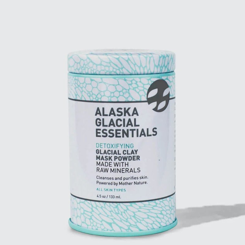 Alaska Glacial Clay Mask Powder 133g  | Exfoliate, Detoxify and Regenerate Skin - Face Masks - Clay Gray