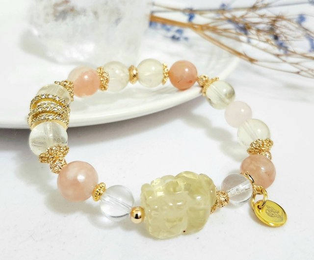 シトリン 水晶　貔貅(ヒキュウ) 虹有り 金運、開運 画像追加 シトリン 水晶 貔貅(ヒキュウ) 虹有り 金運、開運 画像追加 シトリン