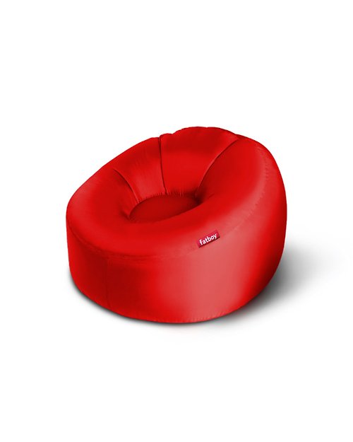 C'est parti FATBOY紅色充氣座椅/荷蘭第一品牌/免打氣機/室內/室外/露營