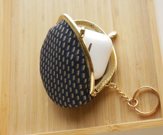 Round keychain coin cheap purse