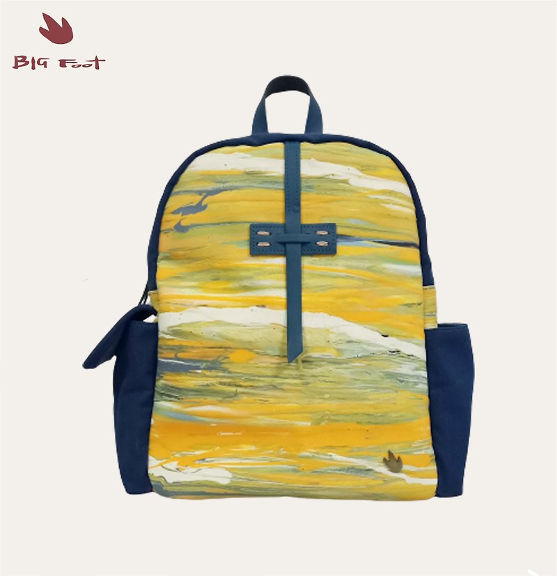 Big Foot  Arte Backpack - 背囊/背包 - 其他材質 黃色
