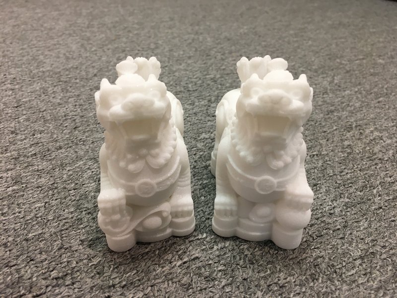 Pixiu Feng Shui Ornaments (Pair) - To seek good luck and avoid evil, to guard against villains, to attract wealth - Items for Display - Other Materials 