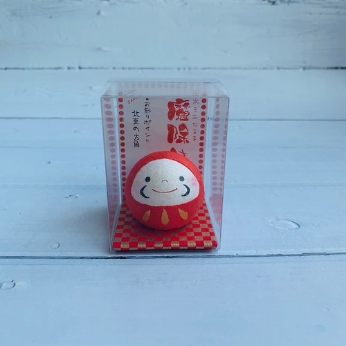 日本木村櫻士堂 - 吉享好物 風水達摩-和紙吉祥物-轉運/去水逆(紅色)