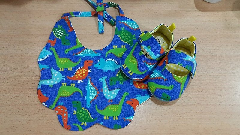 Dinosaur Park Mi-month baby gift two groups (12cm) [] SET160701 - Baby Gift Sets - Cotton & Hemp Multicolor