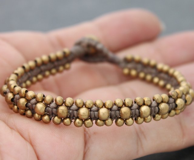 Old Style Brass Beads -Hollow