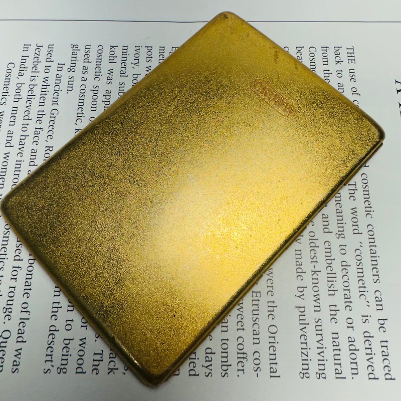 Vintage gold cigarette case - อื่นๆ - โลหะ 