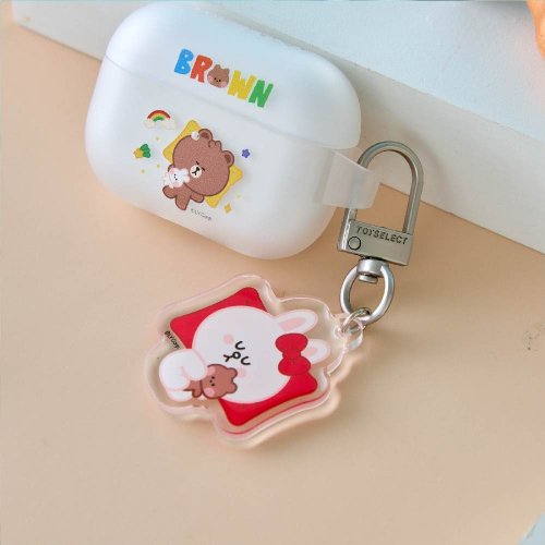 TOYSELECT LINE FRIENDS MINI-兔兔的午睡時光鑰匙圈