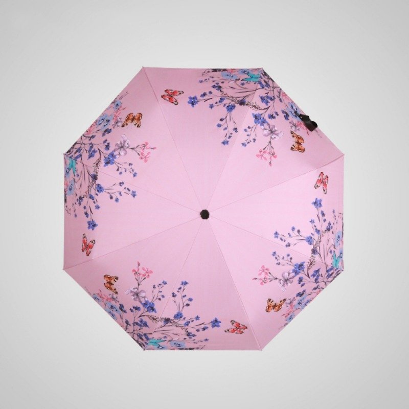 [Germany] Kobold Butterfly Love Super Light UV UV Sunscreen umbrella - Drunken Pink - Umbrellas & Rain Gear - Other Materials 