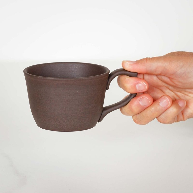 Mug Cup ARECORE Dark Brown – マグカップ・こげ茶 - 咖啡杯/馬克杯 - 陶 咖啡色