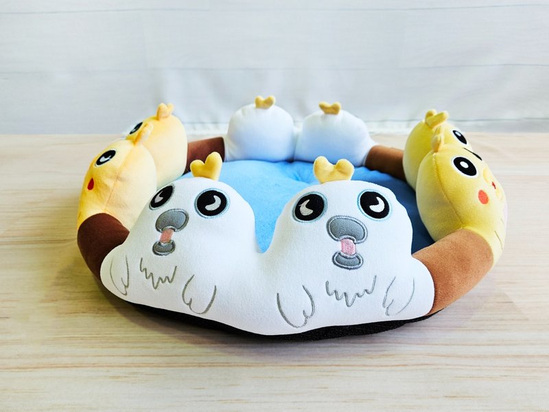 Bath Mattress - Bath Parrot Cool Mat Combination Detachable Mattress - ที่นอนสัตว์ - ไฟเบอร์อื่นๆ สีเหลือง